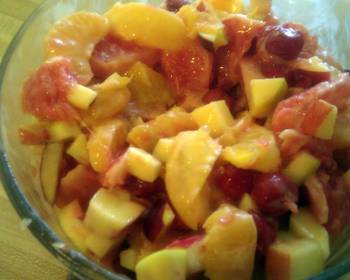 How To Serving Recipe fruit salad dressing Yummy