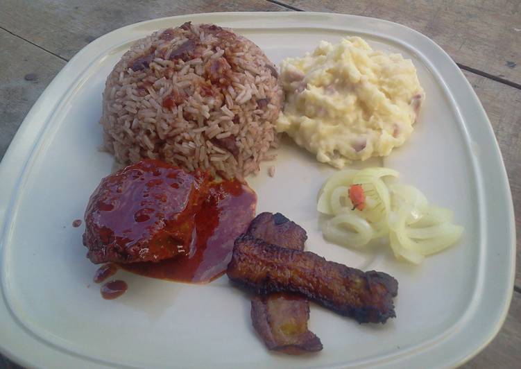 Simple Way to Make Homemade Belizean Rice and Bean