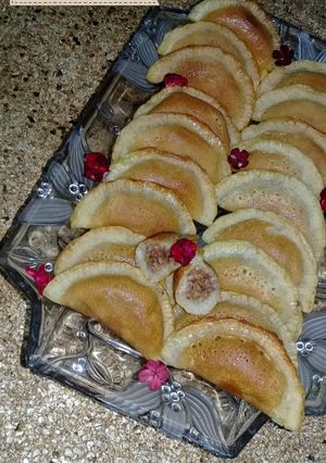 صورة لوصفة قطايف بحشوة الجوز 😍