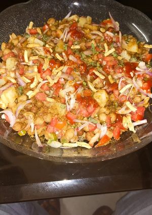 A picture of Chana chaat.