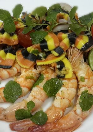 A picture of Kanya's Spicy Prawns Pasta / Champion Pasta :).