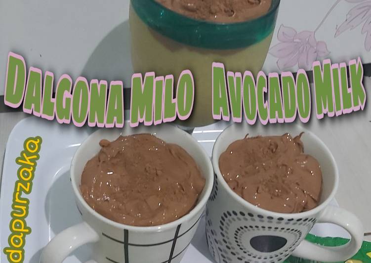 035》Dalgona Milo Avocado Milk