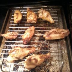 A picture of Brined chicken wings.
