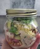 Ensalada en frasco