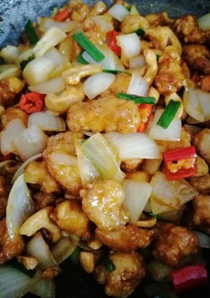 รูปของ ไก่ผัดเม็ดมะม่วง