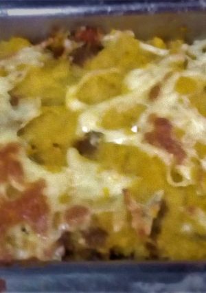 Una foto de "Pastel" de Papa Criolla con Carne Molida