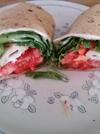 Recipe Dean&#39;s Healthy Awesome Turkey Caesar Salad Wrap the So Delicious So Delicious