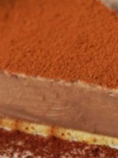 Una foto de Pastel frío de chocolate con Thermomix