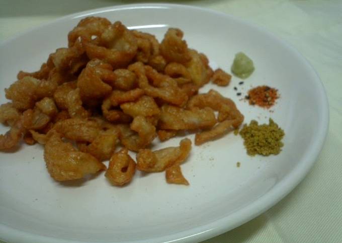 Chips made with just chicken skin!!! Recipe