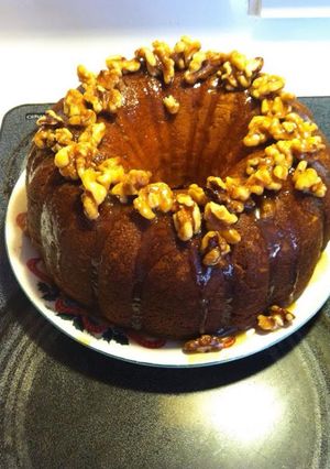 A picture of Ms Kim's Pumpkin Cake.