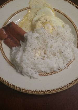 A picture of Microwave Rice!.