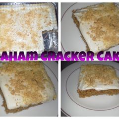 A picture of Moist Graham Cracker Cake.