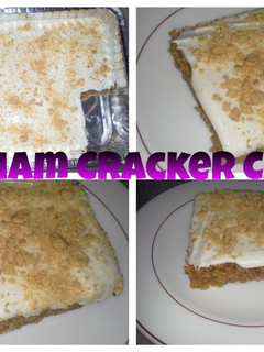 A picture of Moist Graham Cracker Cake.