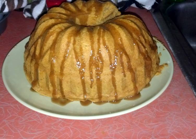 2 ingredient pumpkin bread/cake