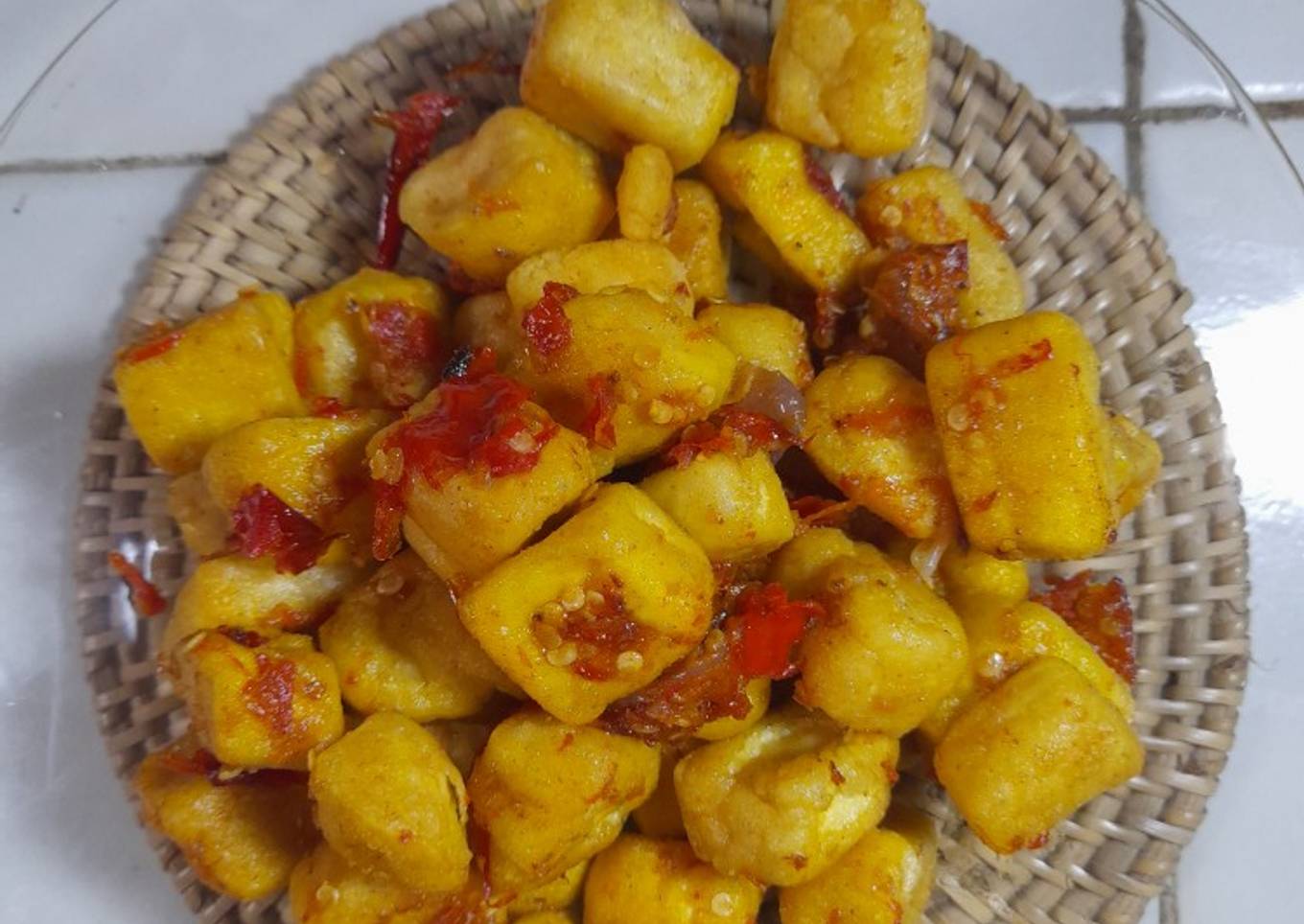 Tahu Sambal Geprek