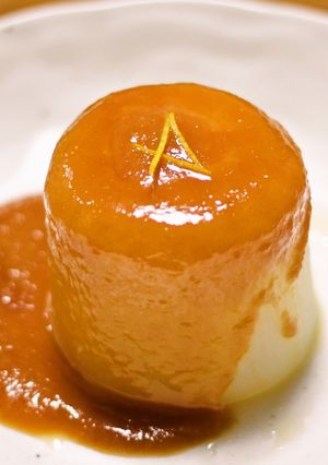 A picture of Boiled Daikon Radish with Miso.