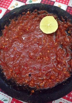 Foto resep Sambel dadak khas sunda