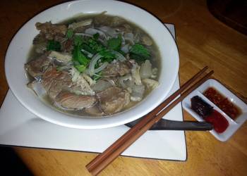 Easy Cooking Recipe Pho special beef noodle soup Delicious and Healthy