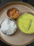 Dtumstick sabji with curd and besan