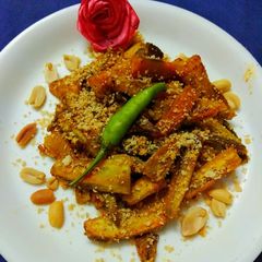 A picture of Raw Banana Fries.