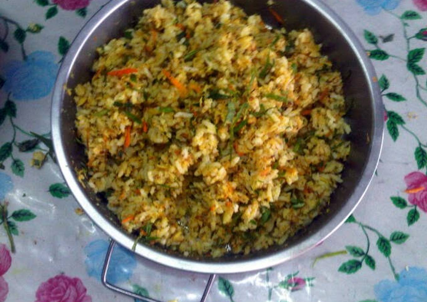 Chinese Peranakan Mixed Herbs Rice - Nasi Ulam