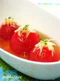Refreshing Chilled Tomato in Dashi Stock