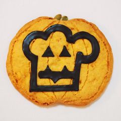 A picture of Cookpad Logo Cookie for Halloween!.