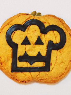 A picture of Cookpad Logo Cookie for Halloween!.