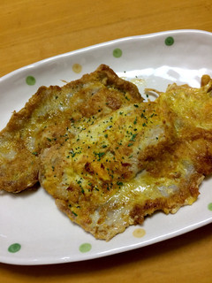 A picture of Curry Piccata with Thinly Sliced Pork.