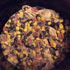 A picture of Crockpot Fiesta Chicken.