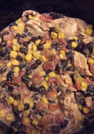 A picture of Crockpot Fiesta Chicken.
