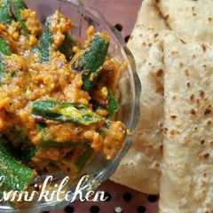 Bhindi masala A picture of Bhindi masala.