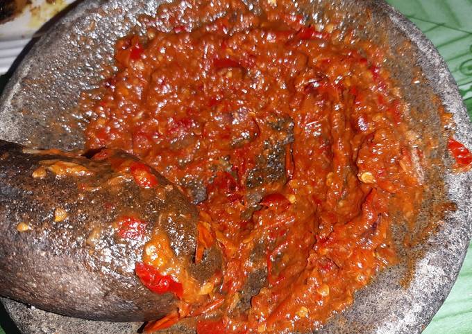 Resep Sambal tomat ayam bakar ~ Anti Gagal