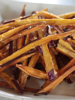 A picture of Salty Sweet Potato Sticks.
