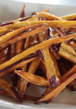 A picture of Salty Sweet Potato Sticks.