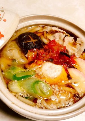 A picture of Super Easy! Just Slice, Top, and Simmer Nabeyaki Udon.