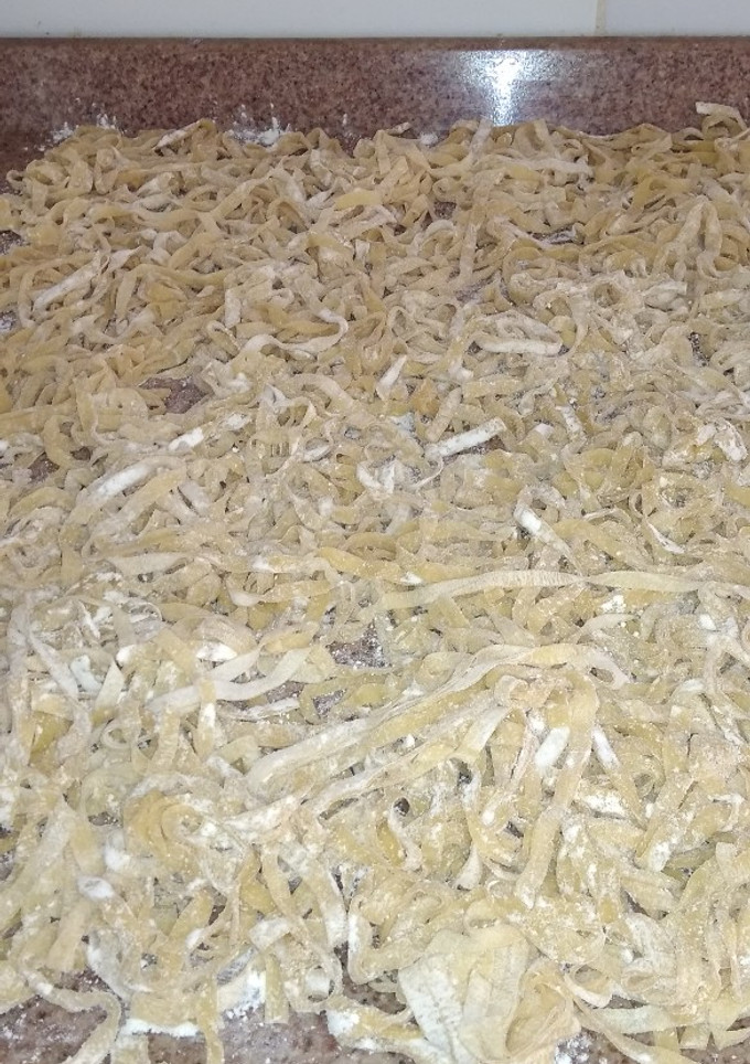 Una foto de Tallarines Caseritos