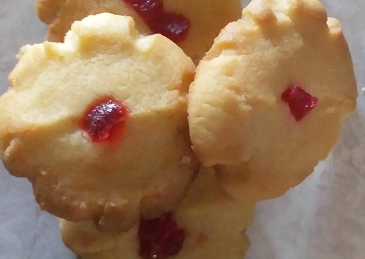 Recipe of Any-night-of-the-week Cherry biscuits