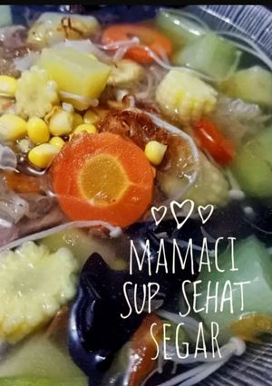 Foto resep Mamaci Sup Sehat Segar