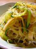 Spicy Chinese Style Cellophane Noodles with Vinegar Sauce