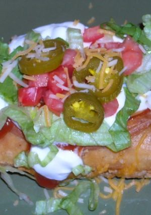 A picture of Chimichanga Dog.