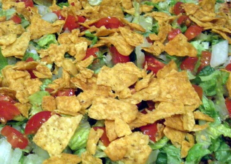 Recipe of Super Quick Homemade Taco Salad Layered Pie