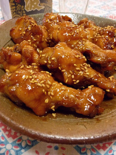 A picture of Refreshing, Sweet & Savory Simmered Chicken Drumettes.