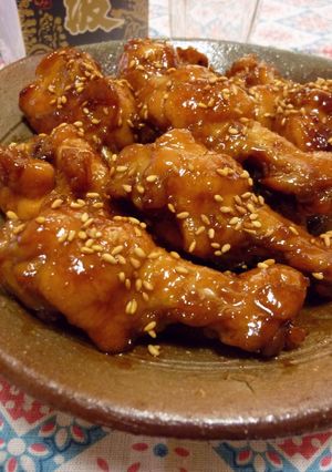A picture of Refreshing, Sweet & Savory Simmered Chicken Drumettes.
