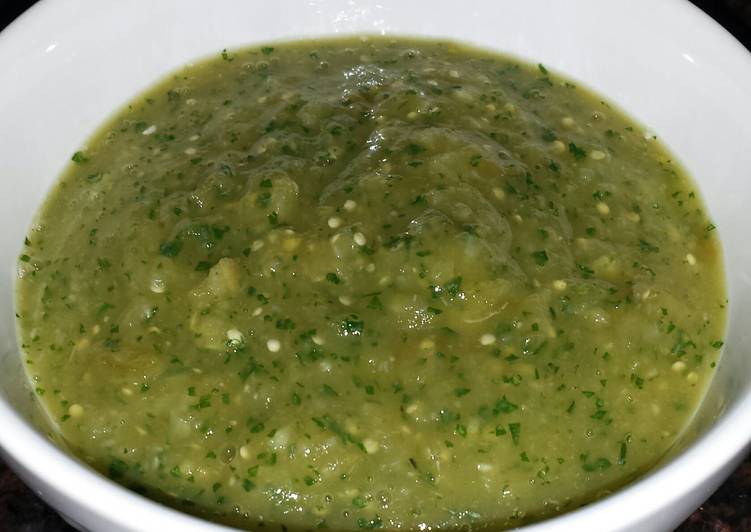 Easiest Way to Prepare Award-winning Tomatillo Salsa