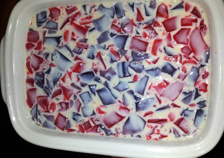 Bolo di glas(Jell-O glass pie) Bolo di glas(Jell-O glass pie)