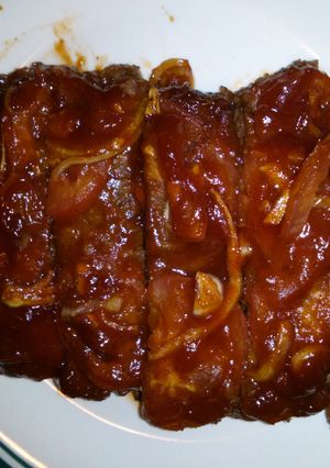 A picture of The best meatloaf ever.