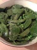 Vickys Pea, Mint & Spinach Salad with Dressing, Gluten, Dairy, Egg, Soy & Nuy-Free