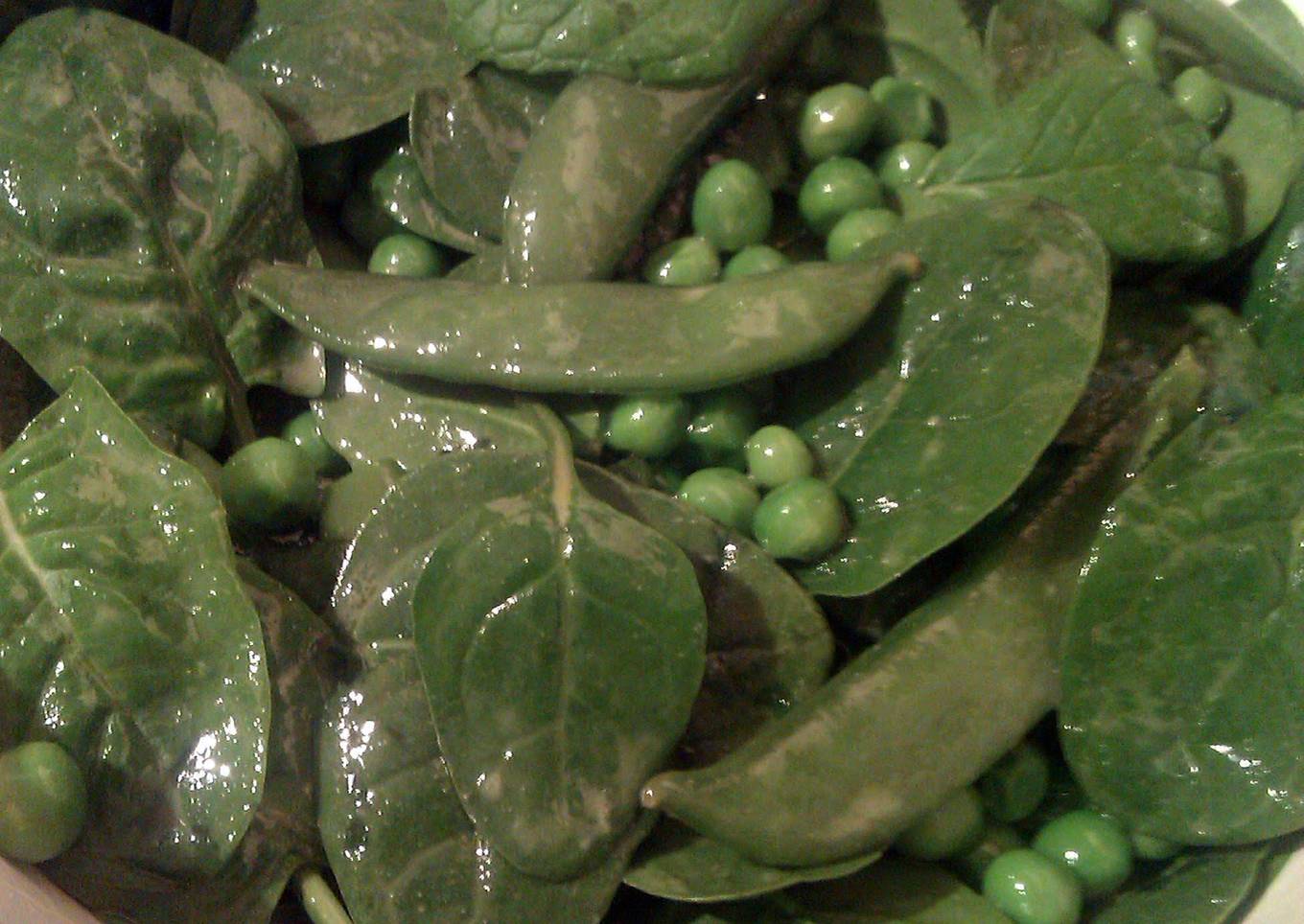 Vickys Pea, Mint & Spinach Salad with Dressing, Gluten, Dairy, Egg, Soy & Nuy-Free