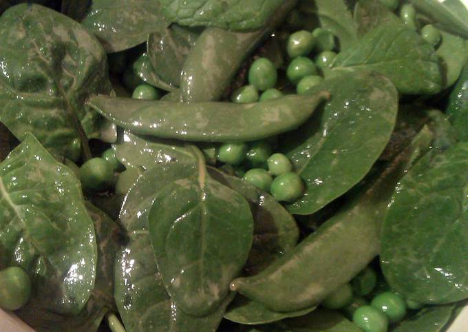 Vickys Pea, Mint &amp; Spinach Salad with Dressing, Gluten, Dairy, Egg, Soy &amp; Nuy-Free